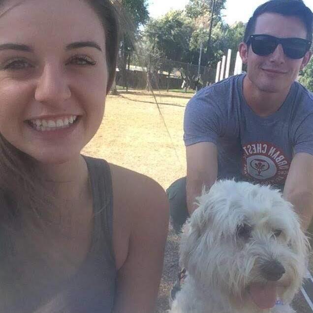 07/29/2016
One of Kelly and Teal's first dates was a trip to the dog park with Junie.