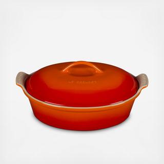 Heritage Covered Oval Casserole Dish