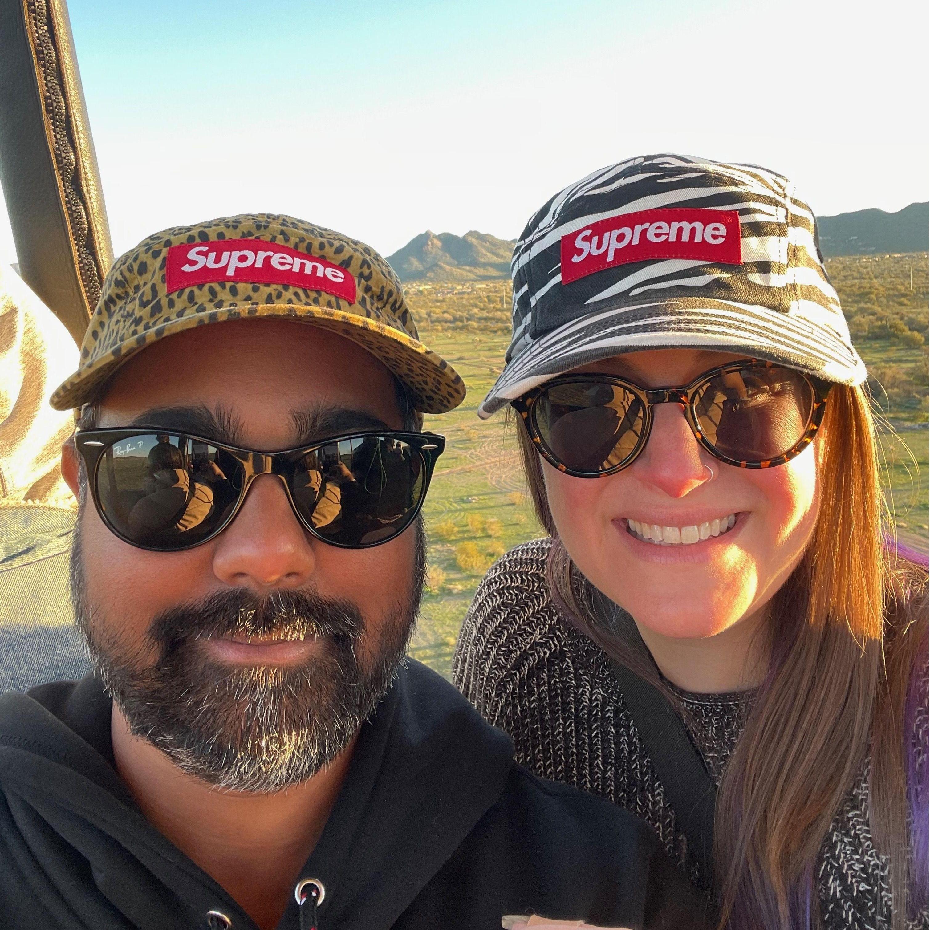 Getting a look at Phoenix from above in a hot air balloon