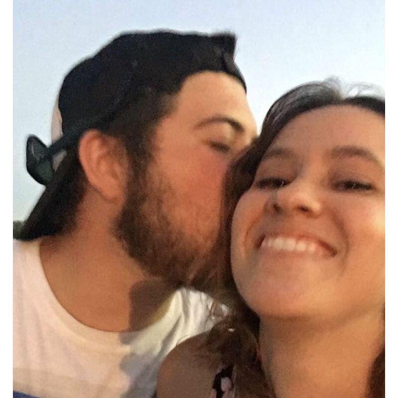 The first photo we took together, a week after we started dating!