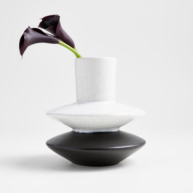 Priem Angular Two Layer Ceramic Vase
