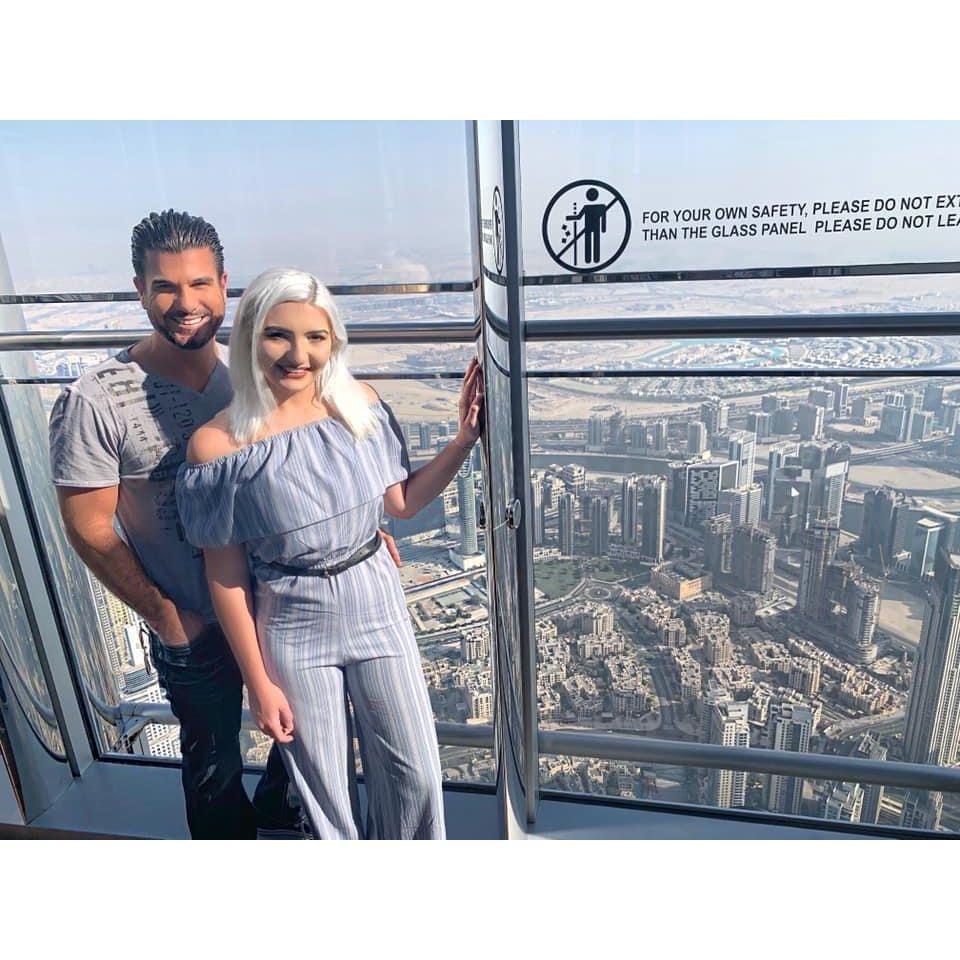 Having a brunch date in the tallest tower in the world - the Burj Khalifa in Dubai
