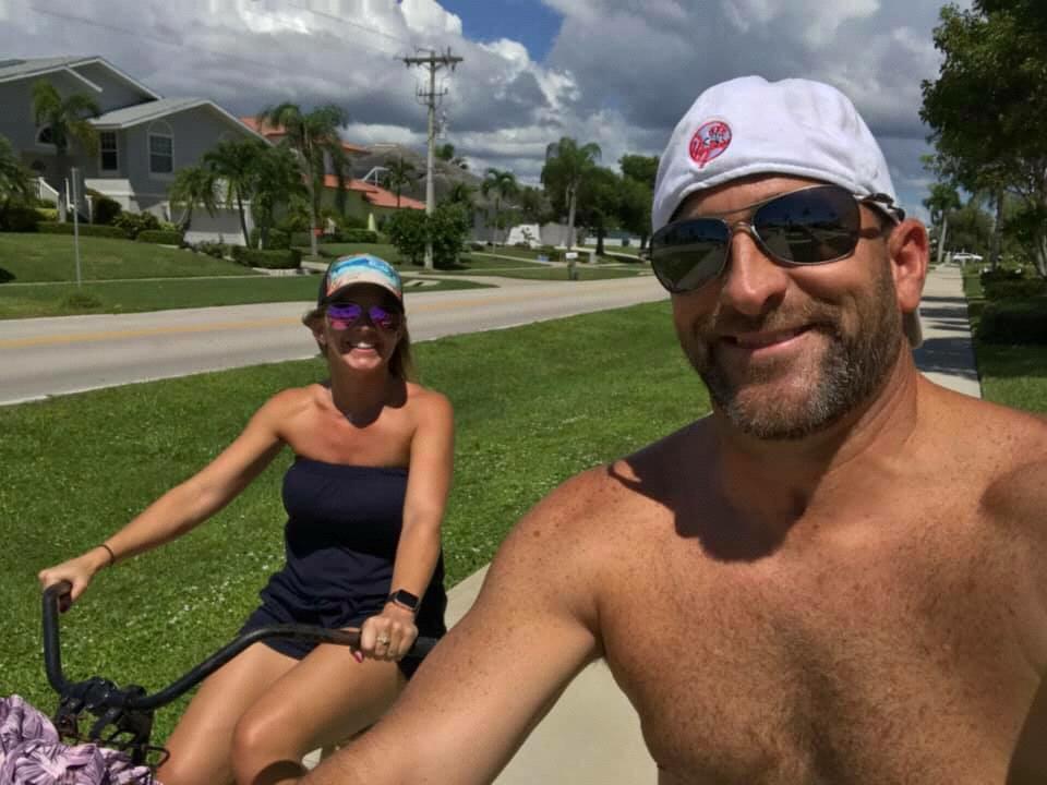 Biking through Marco Island