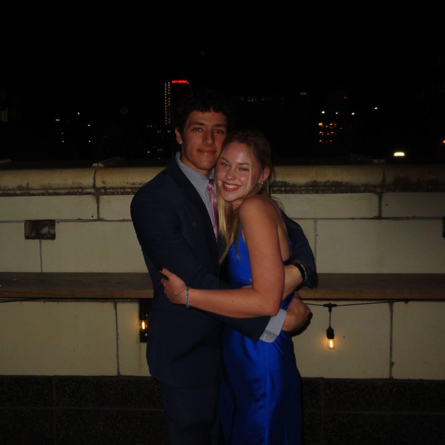 Our one and only school dance experience-- the athlete formal!