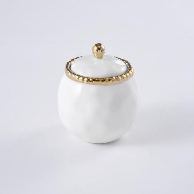 Pampa Bay Golden Salerno Covered Sugar Bowl
