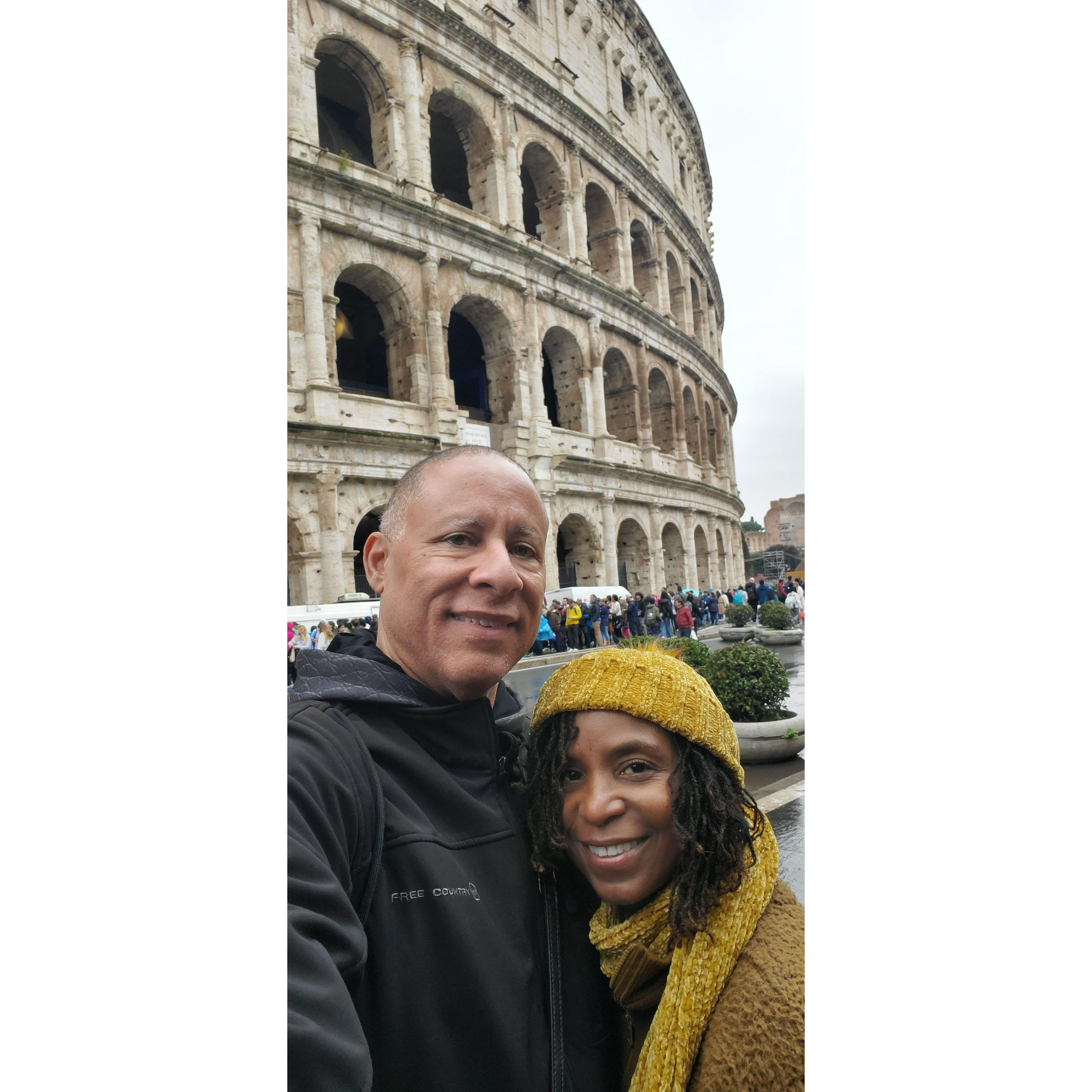 The Coliseum in Rome, Italy