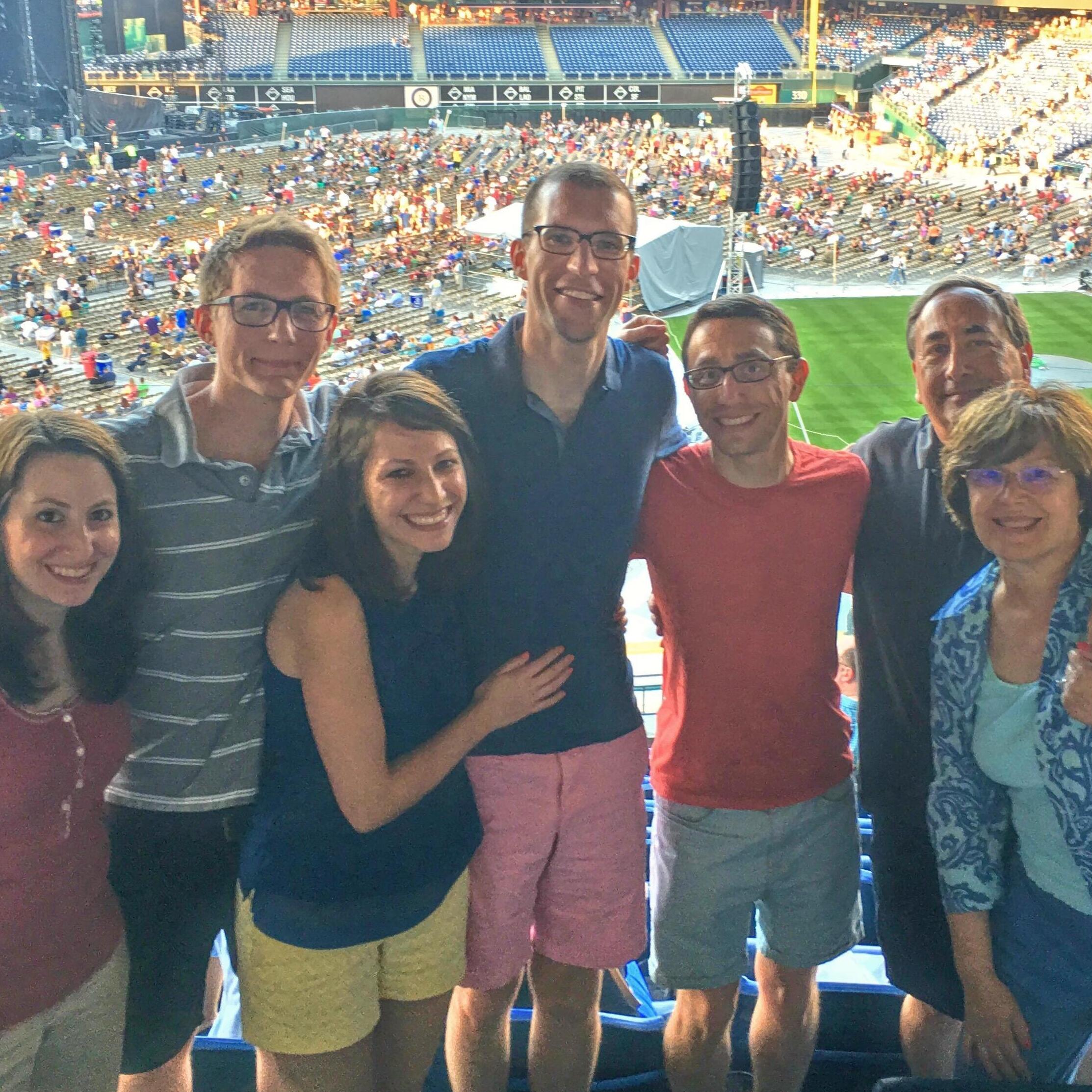 Family outing to Billy Joel @ Citizens Bank Park – July 2016