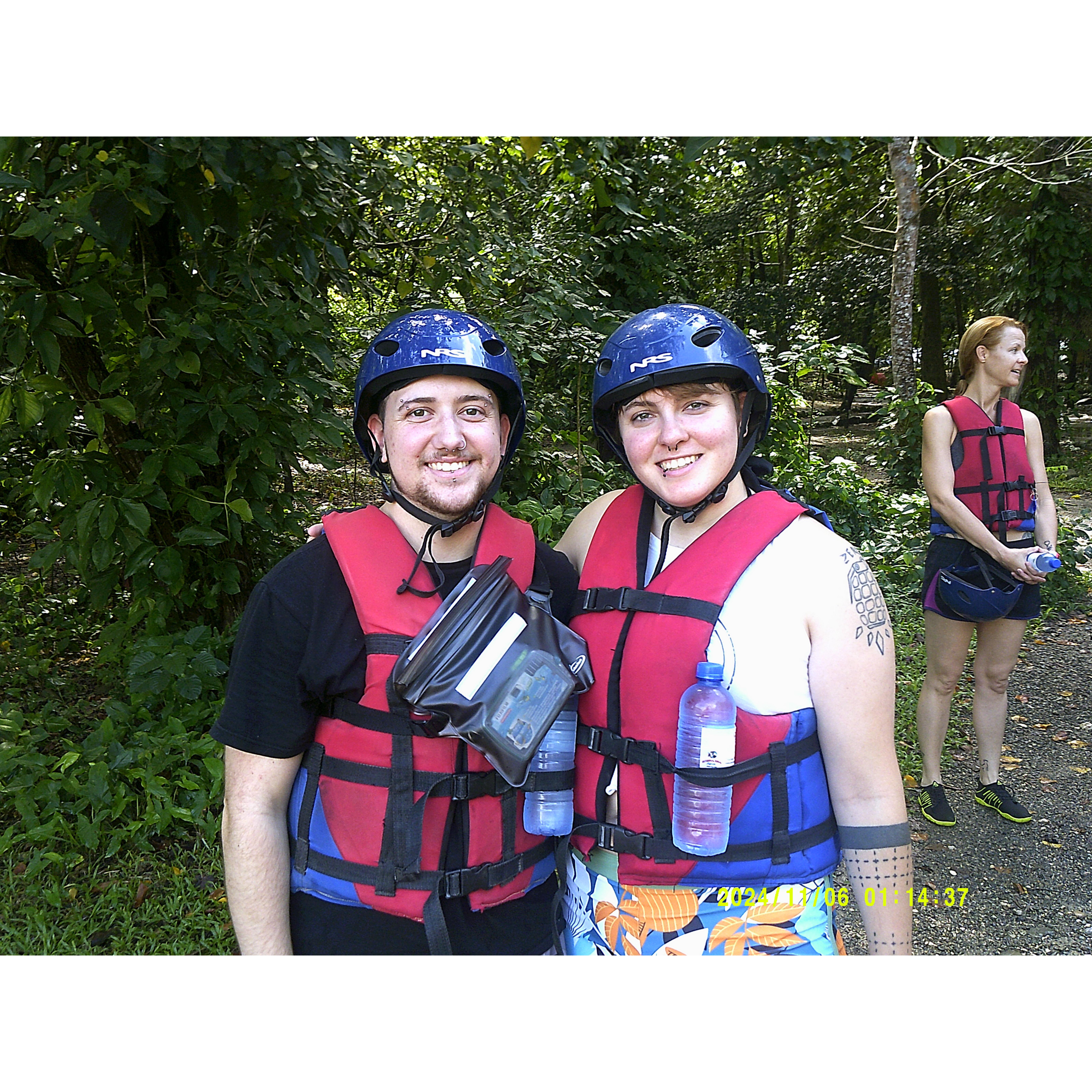 Swimming the waterfalls of Damajagua
