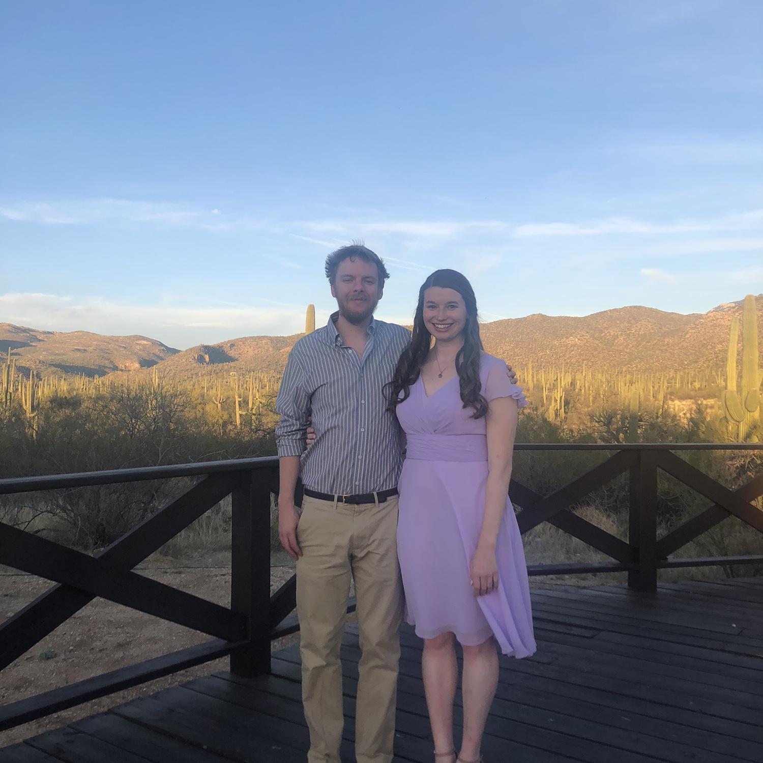 Celebrating a friend’s wedding in Tucson