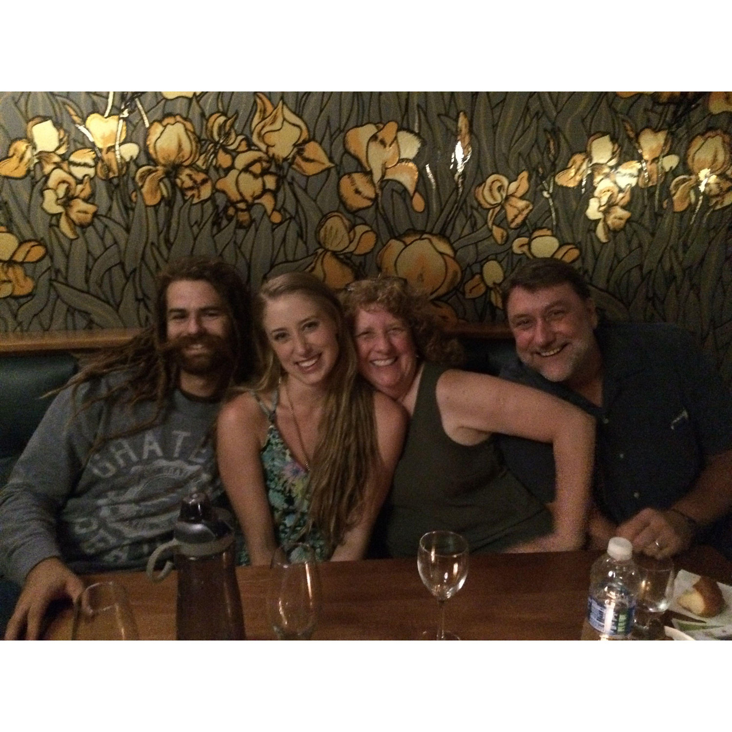 With Larissa's mom and dad in Sacramento 2017