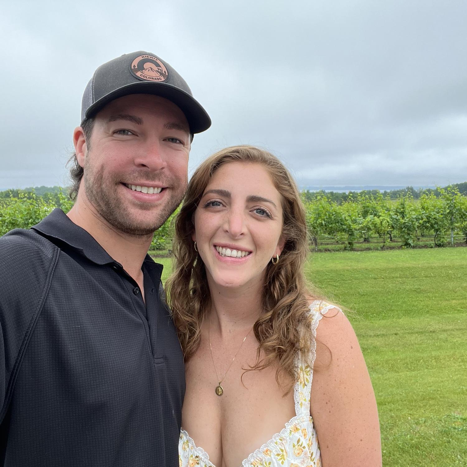 Traverse City, Michigan - celebrating our first anniversary