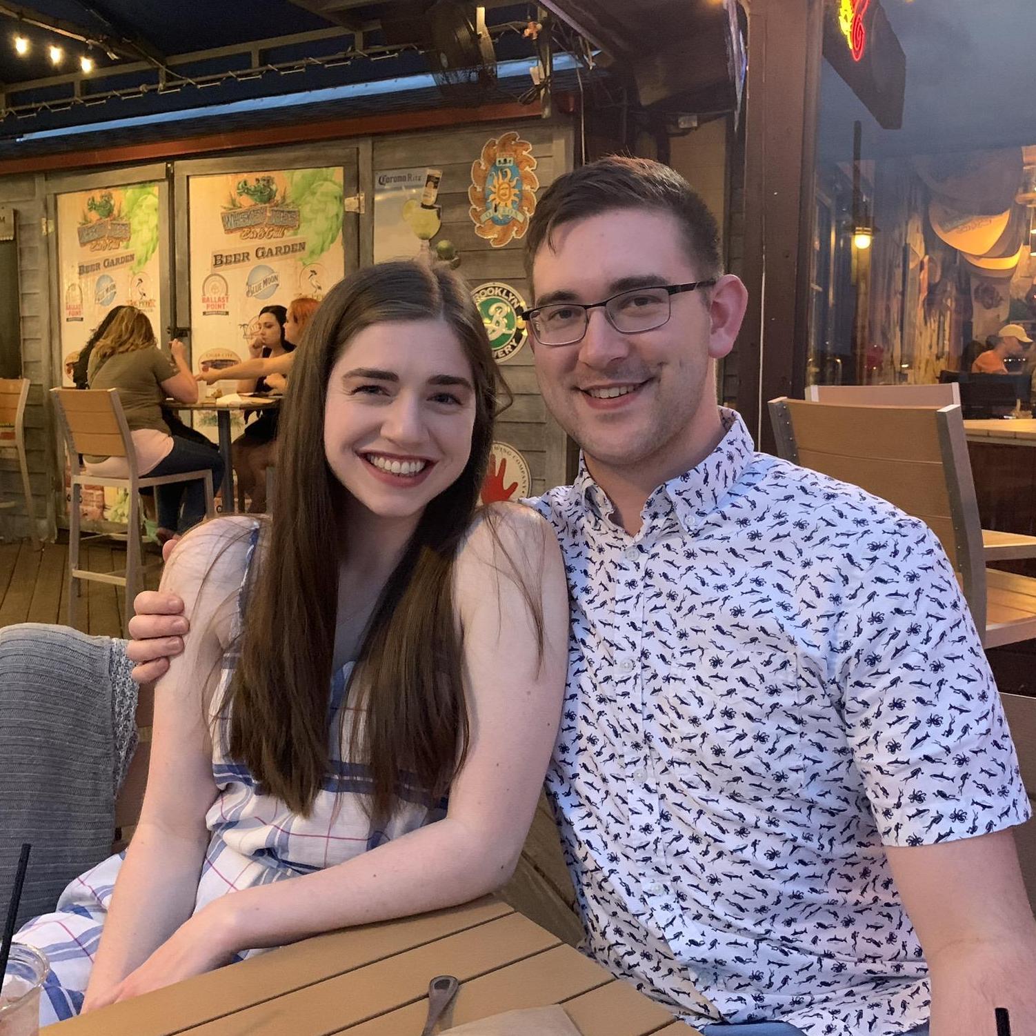 Sam and I hope to travel a lot in the future. This was a trip back in early 2020 where we saw our friends (and bridal party members) Eddie and Jess in Tampa, FL!