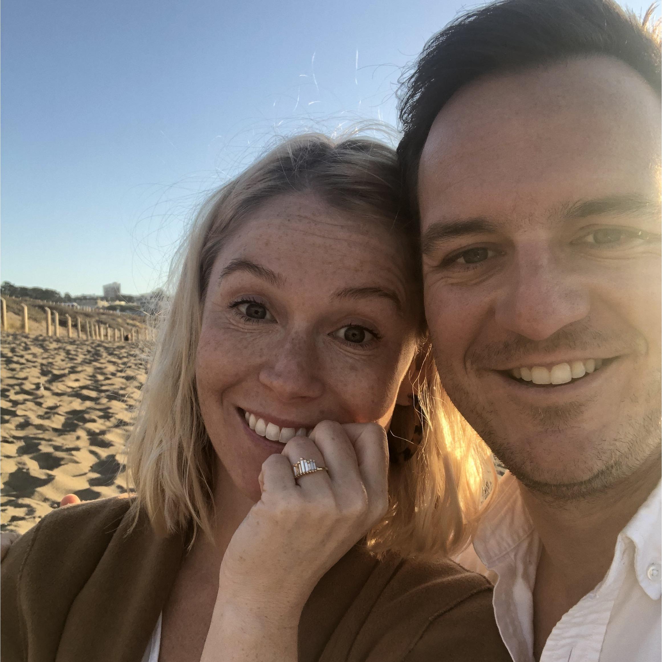 When she said yes!