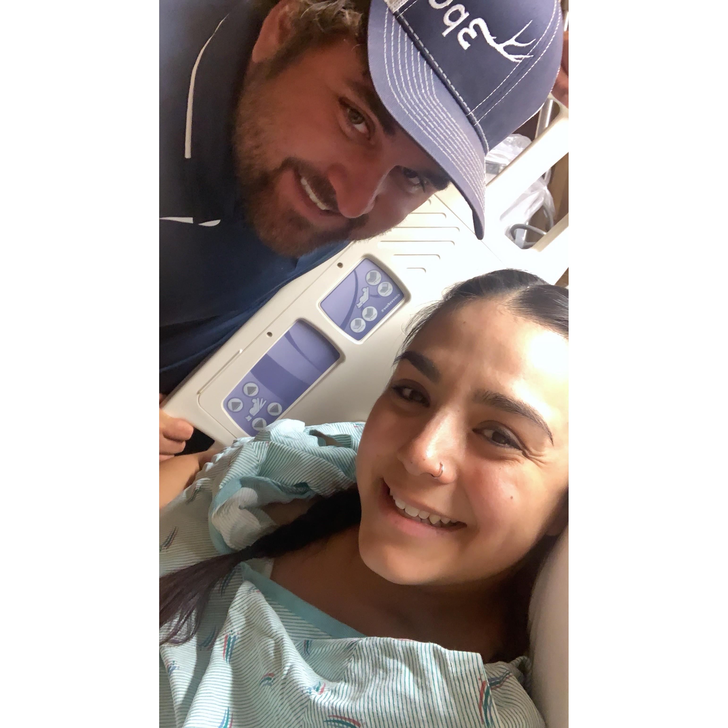 Waiting for the arrival of our sweet sweet girl.