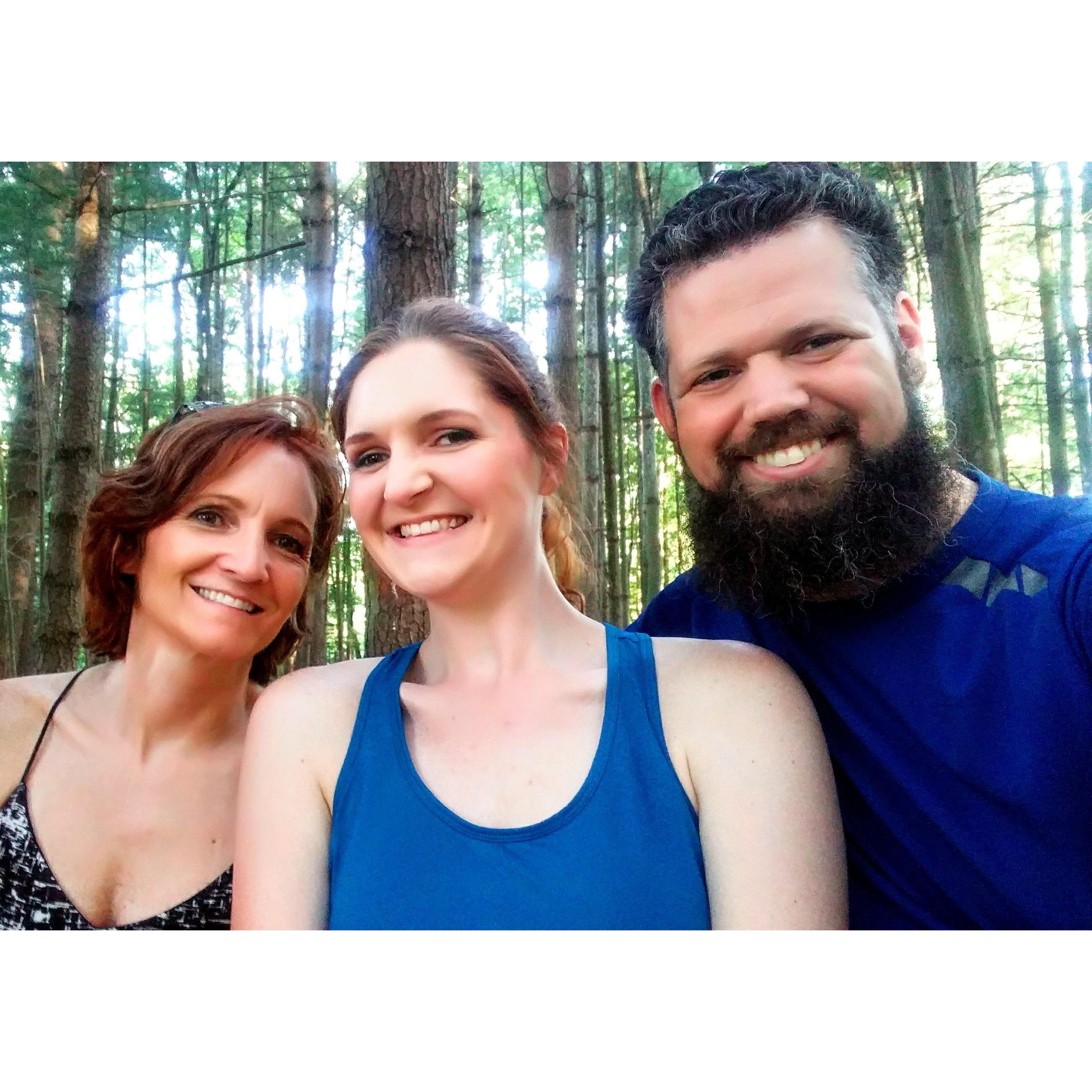 Hiking stoney creek rustic trails with my mom