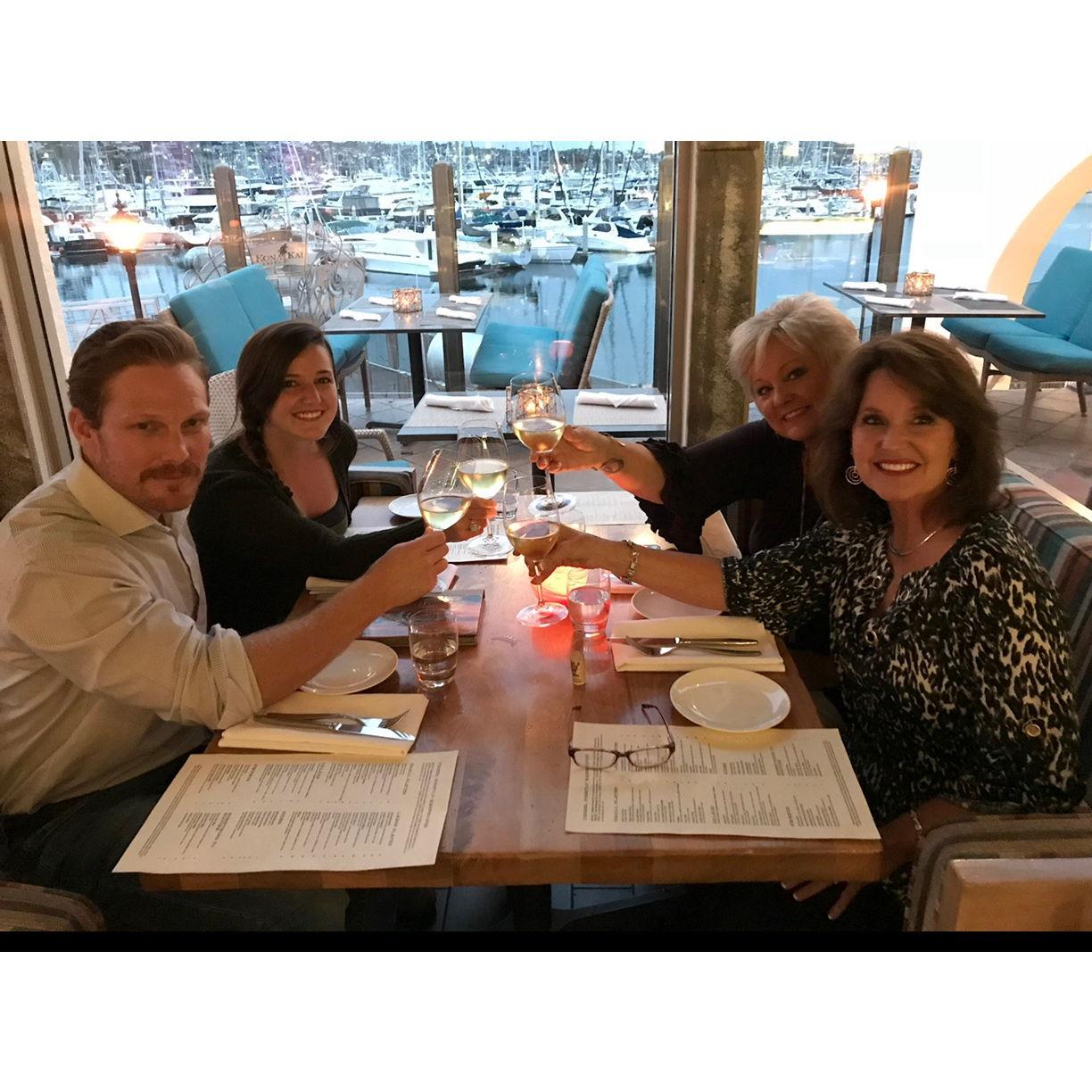 Will meets Lynsi's mom and Auntie K for the first time in San Diego - May 2018.