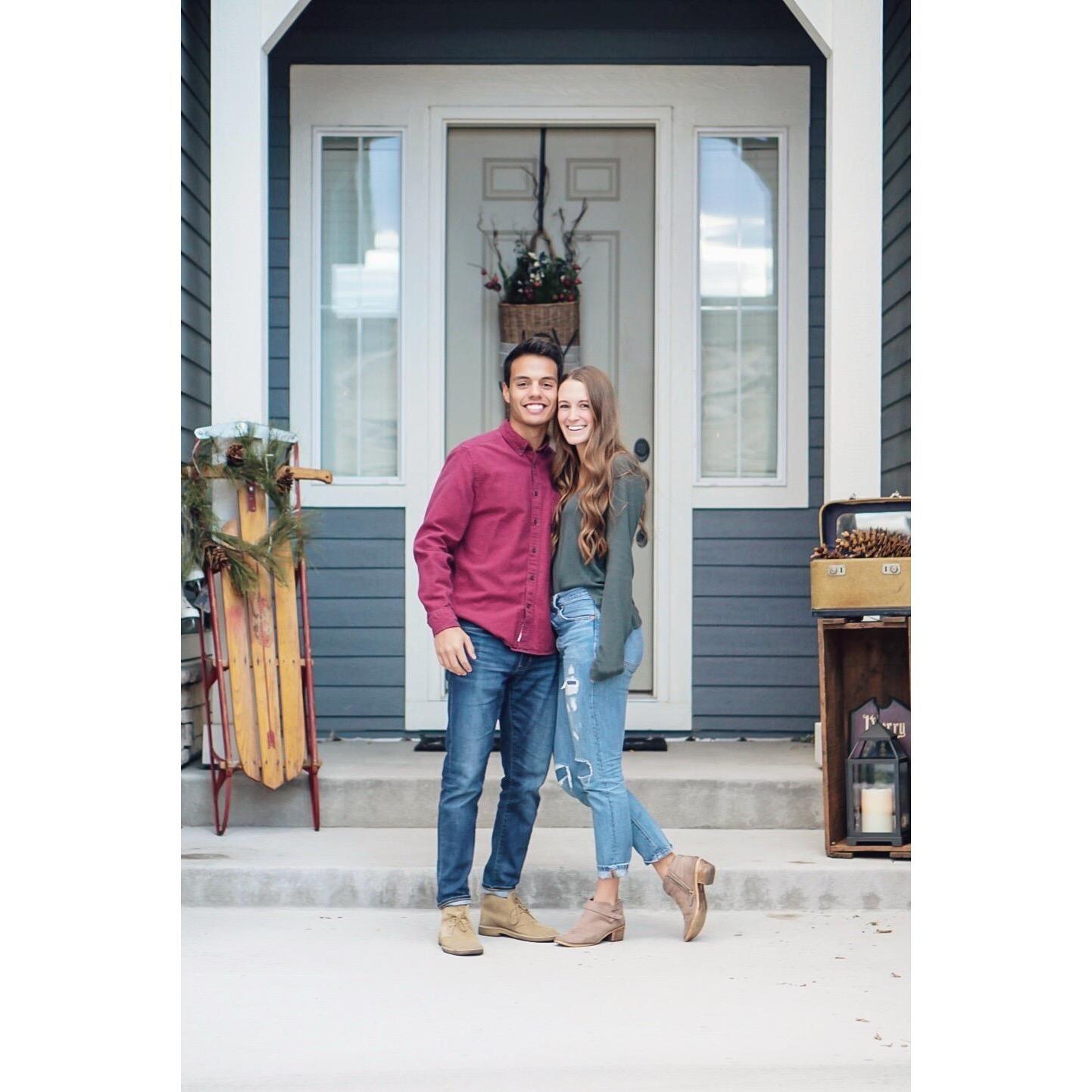 Then Schultz family Christmas pictures back in Colorado!