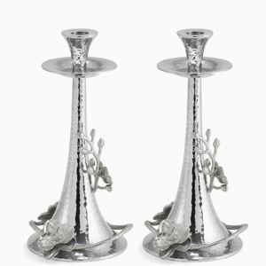 White Orchid Candleholders