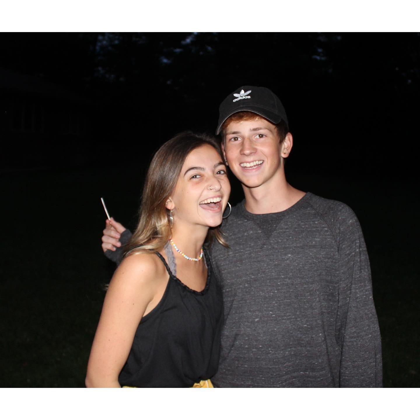 August 2019 - Right before we went long distance!