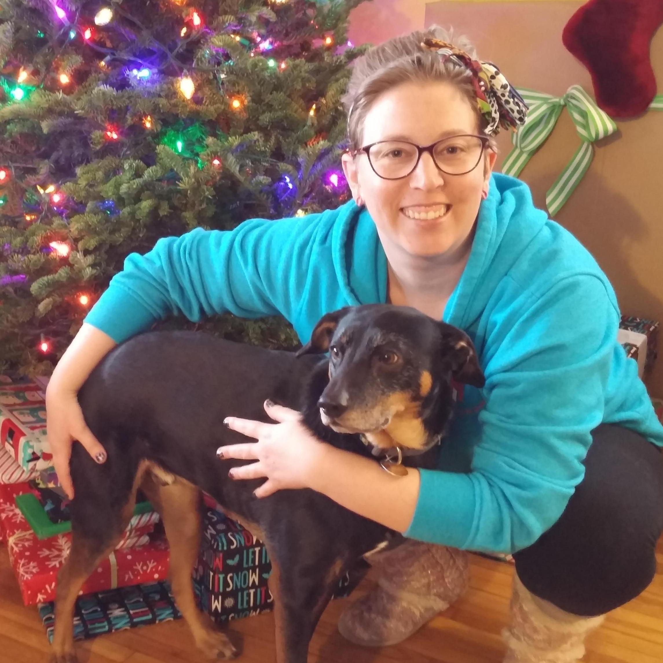Christmas is a favorite time of year for us, including our puppy Wyatt.