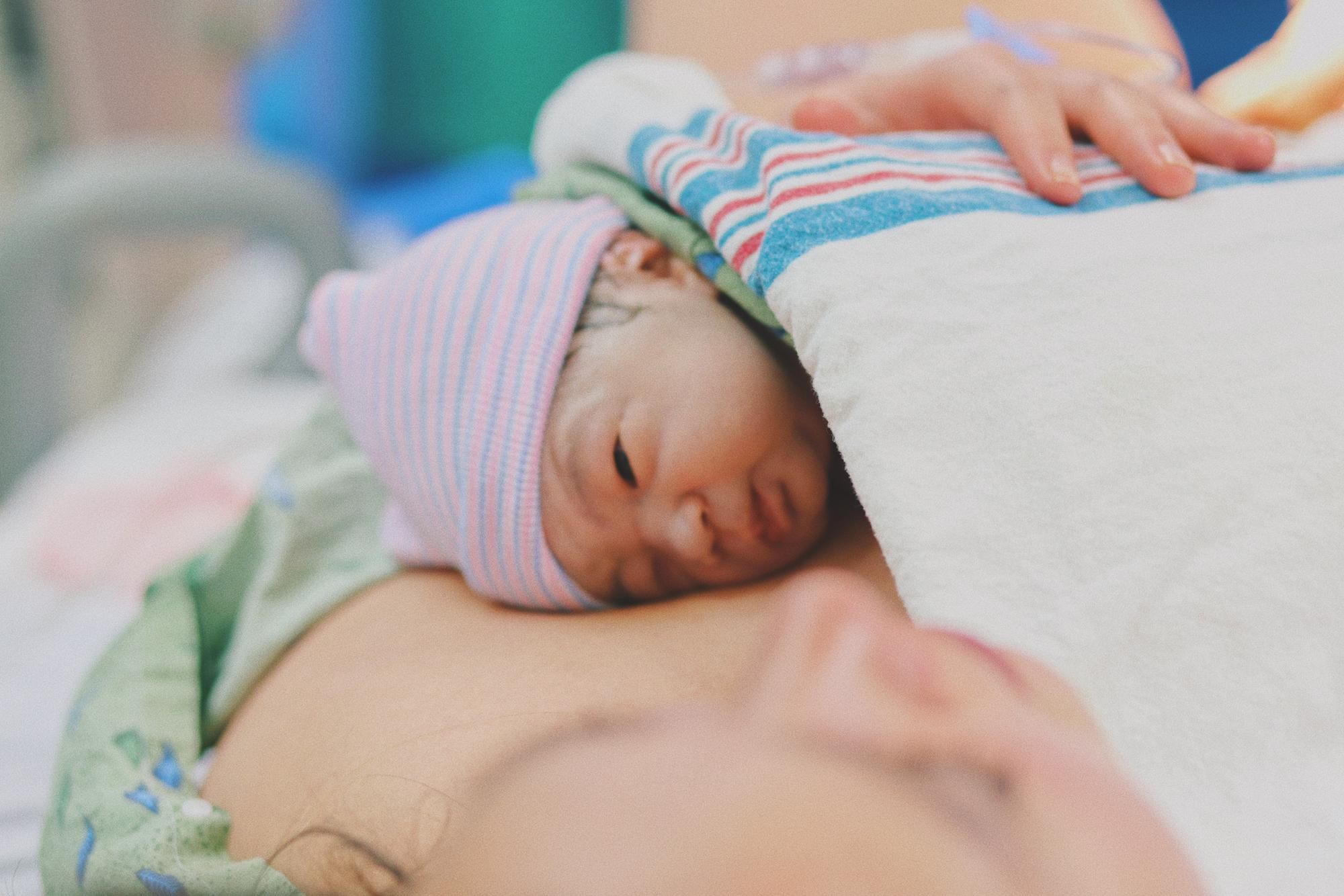 Our little angel Chloe Mitchell Autrey is born. 💛 4.22.21