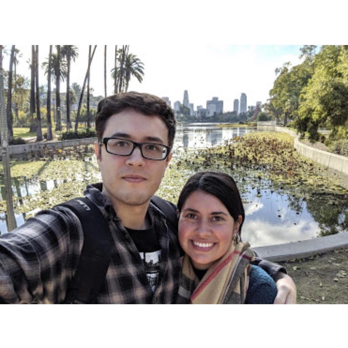 At our old neighborhood...Echo Park on January 2020.