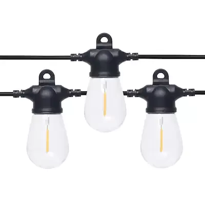 Westinghouse 48-ft 24-Light Plastic Solar White Outdoor Integrated LED String Lights