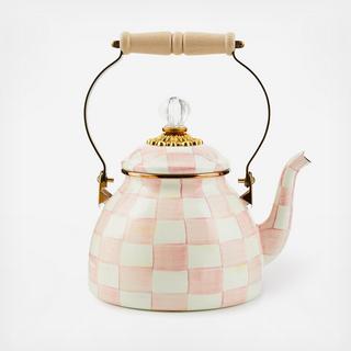 Rosy Check Tea Kettle