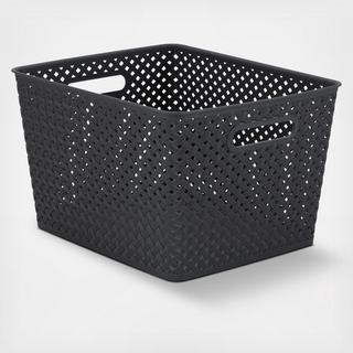 Wicker Storage Bin
