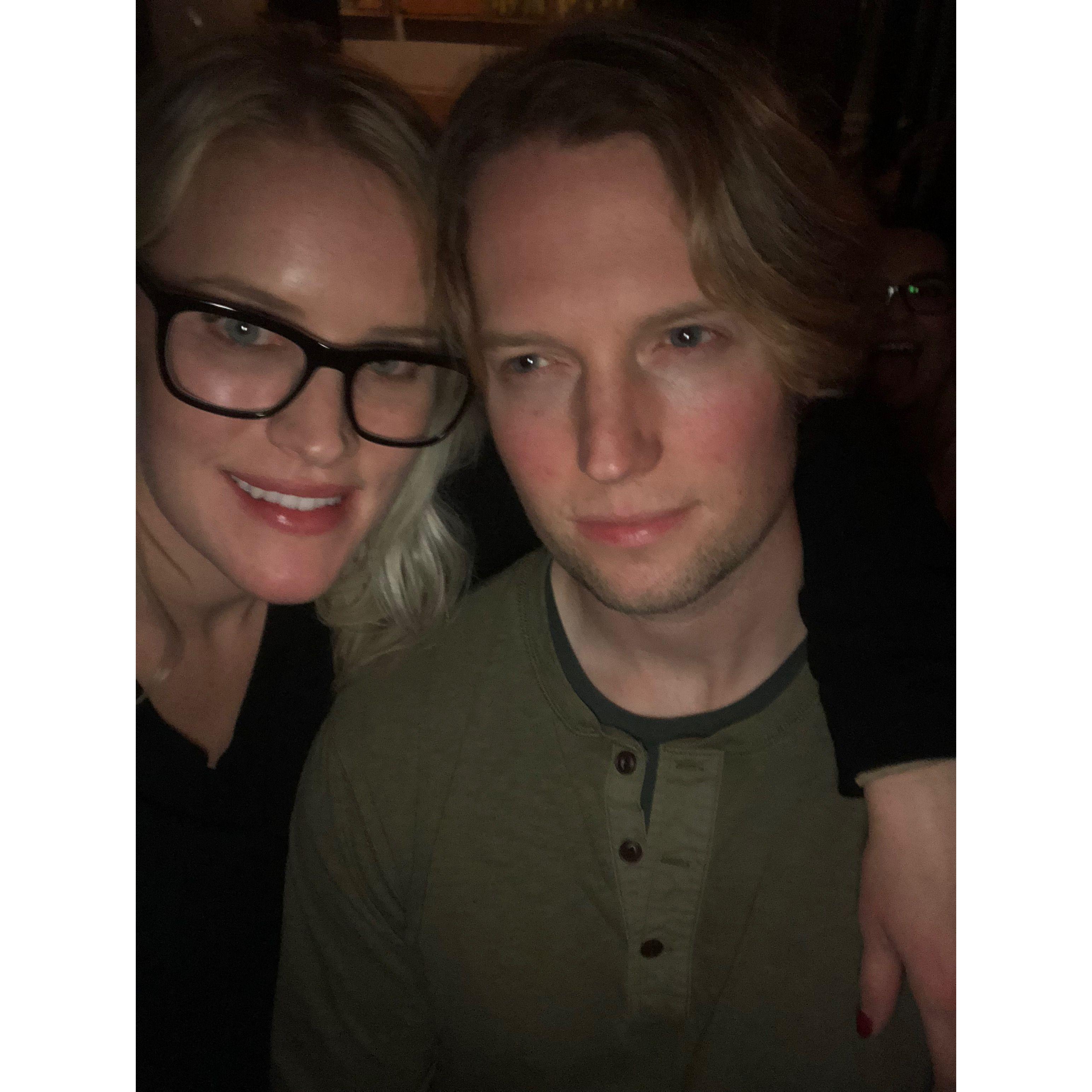November 2017 - Thanksgiving Weekend at LA Kings Game in LA - Pictured at the Ace Hotel in LA after the LA Kings Game.
