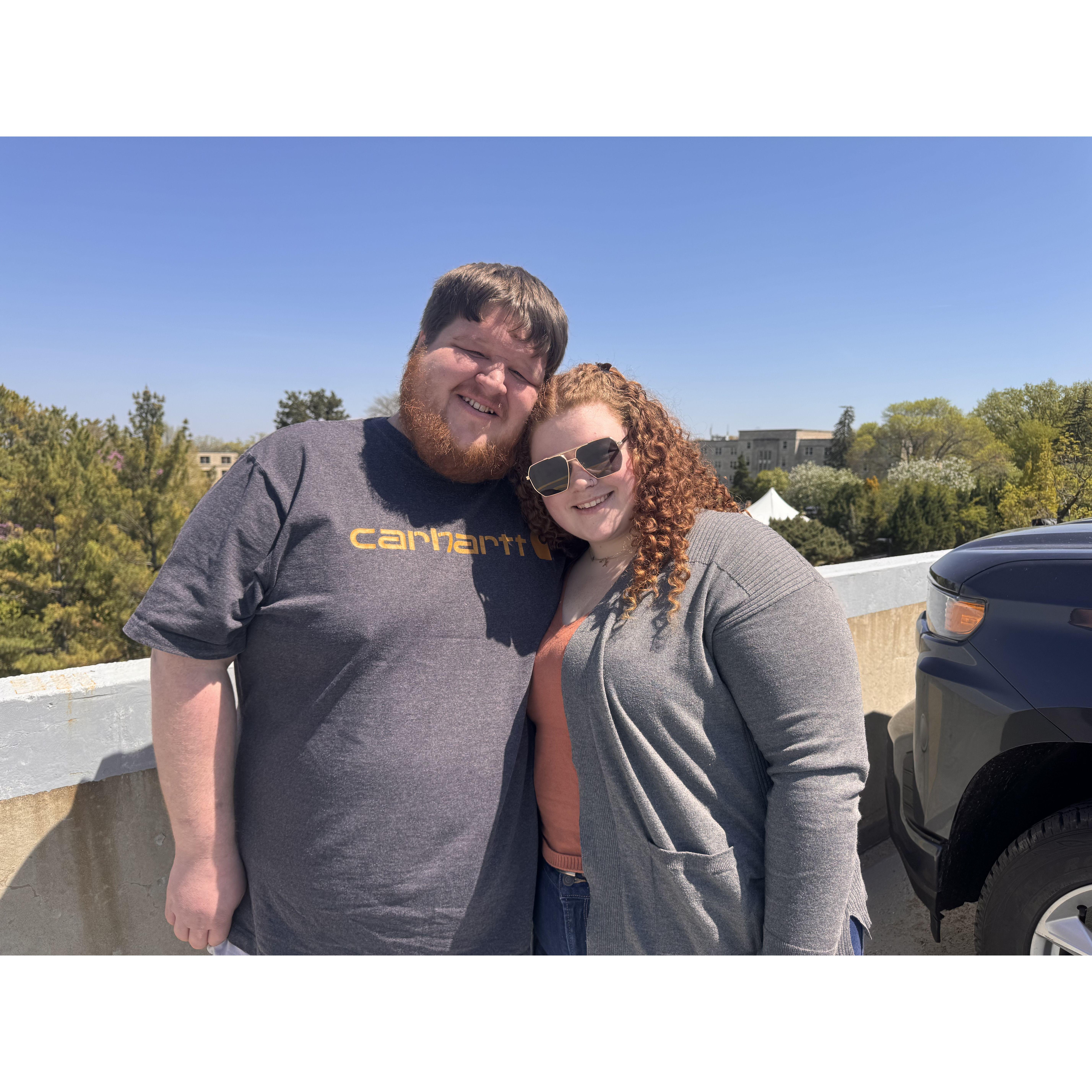 A celebratory day as we were in Madison for Amon's youngest sister's graduation.