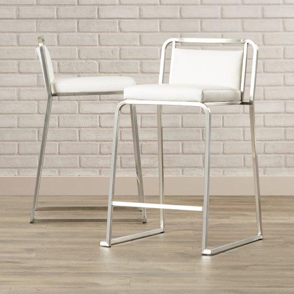 Loftis 24.75" Bar Stool, Gray