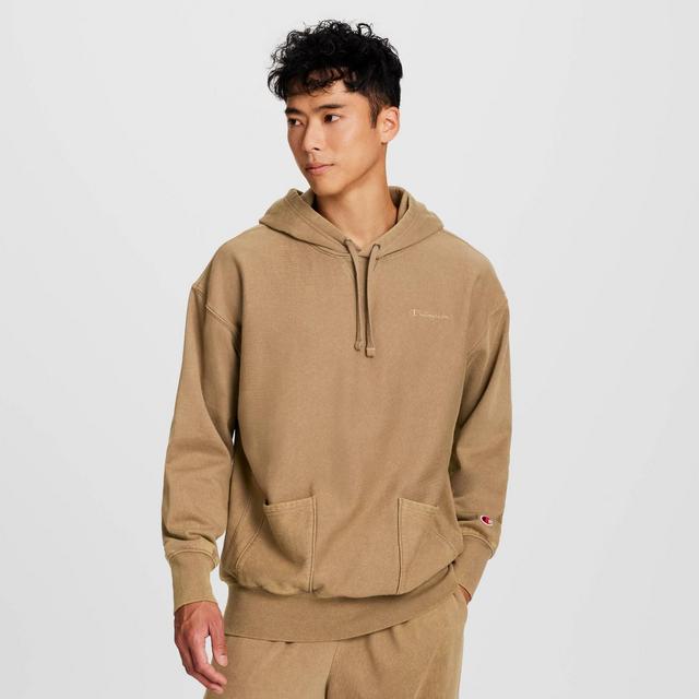Champion Men's Washed Hoodie - Sand Pepper L