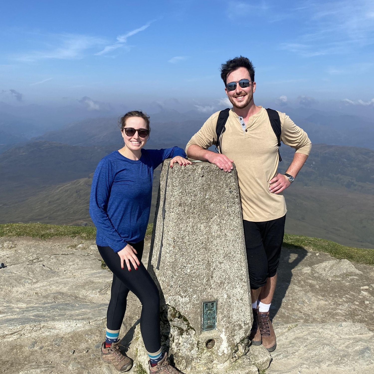 This is the top of Ben Lomonnd in Scotland!