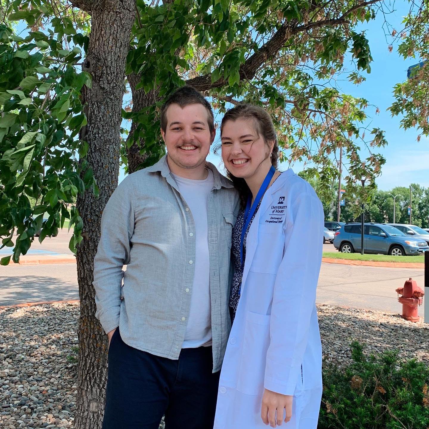 brenna's white coat ceremony