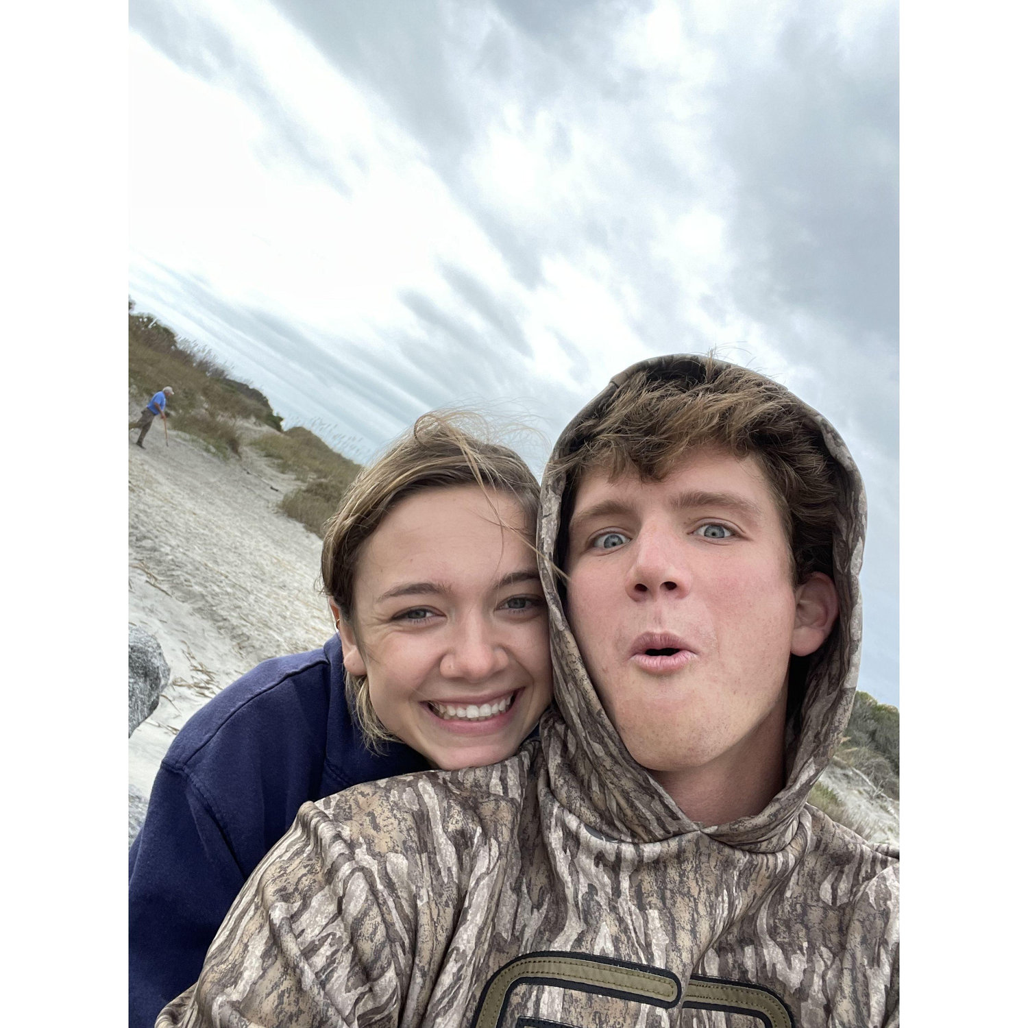 Christmas in Charleston at the Morris Island Lighthouse (where we went on our first date!)