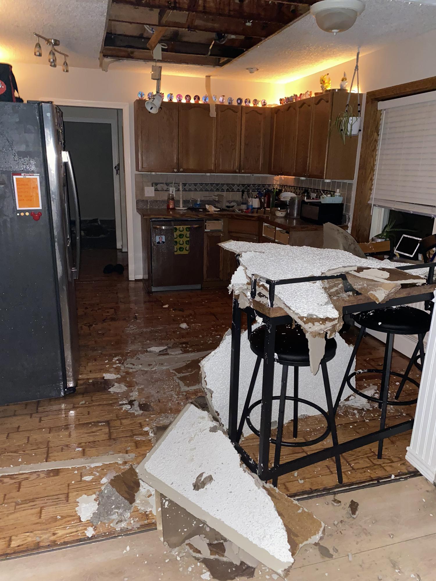 Kitchen - water damage