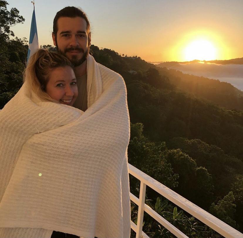 Puerto Rico…we stayed in a “house above the clouds” and watched the sunrise