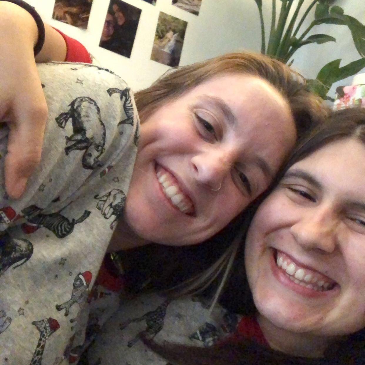 Matching Christmas PJs, December 2020