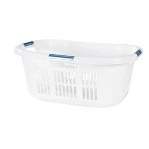 Rubbermaid 2.1 BU Large Hip-Hugger Laundry Basket