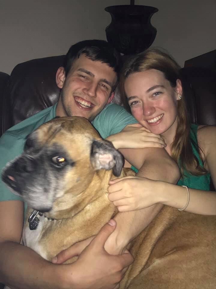 A recliner isn't really comfy unless you're sharing it with Duke!