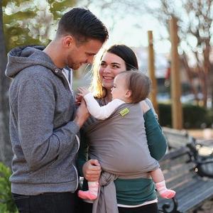 Boba baby wrap in grey