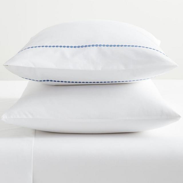 Gray Mist Pearl Organic Percale Pillowcases, Set of 2, Standard