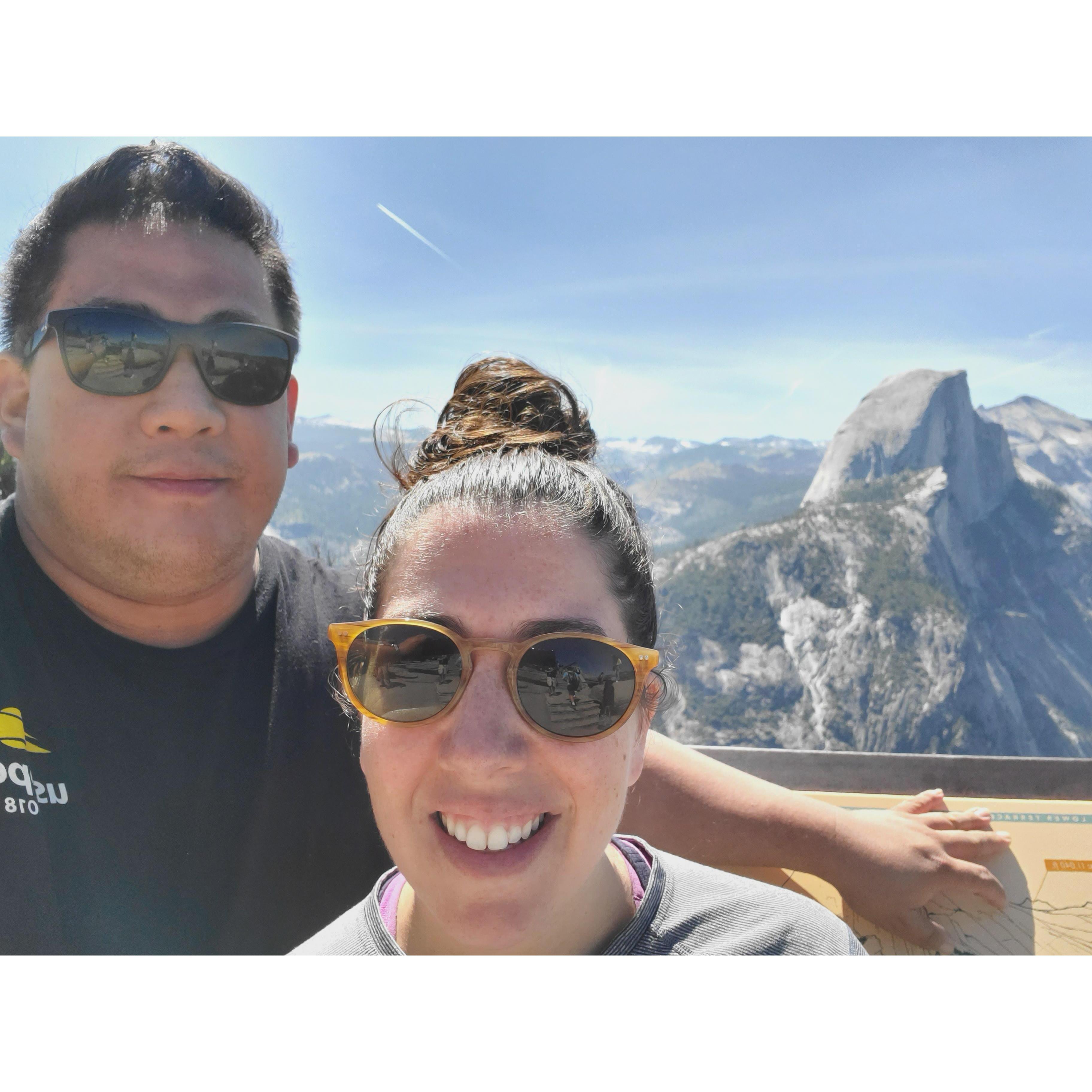 Yosemite - Half Dome in the background