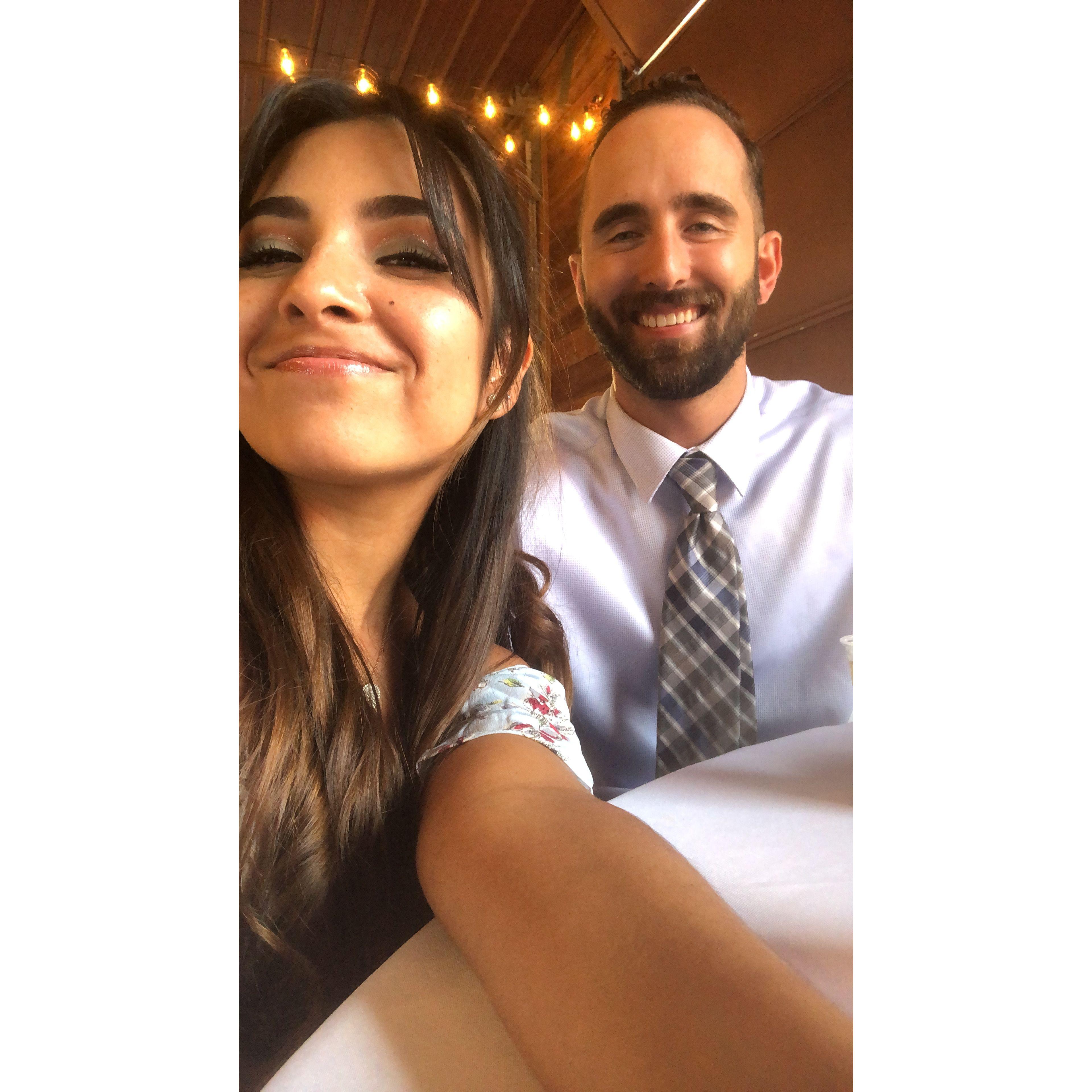 Our first picture together. 08/29/2020