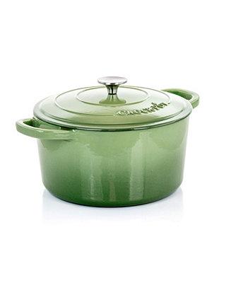 Crock-Pot Artisan 7 Quart, 2 Piece Enameled Dutch Oven Set with Lid