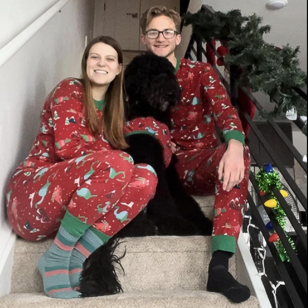 The Christmas where all of our flights home got cancelled - so we stayed in CO, just the 3 of us!