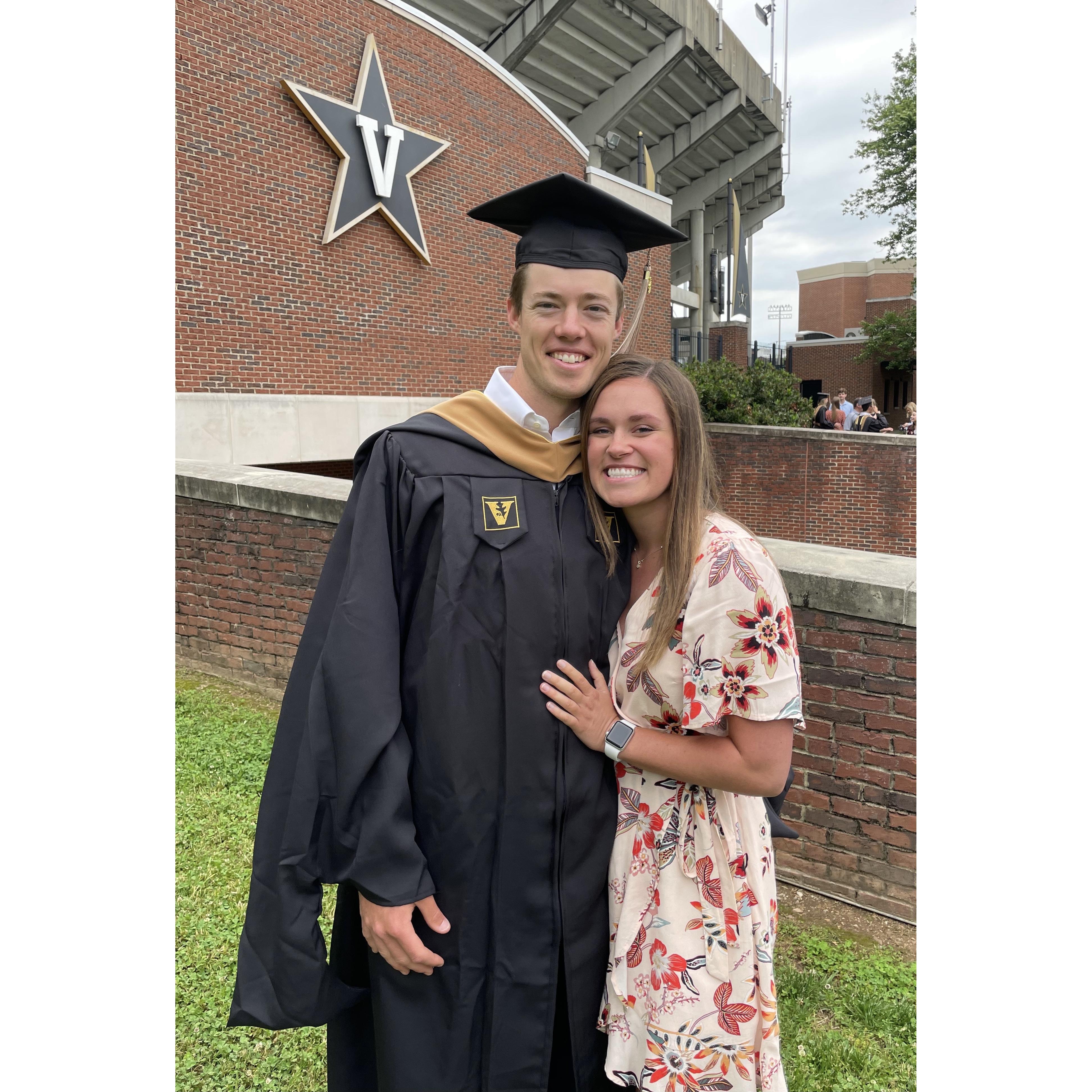 Stephen graduated from Vandy's Masters of Accounting program!