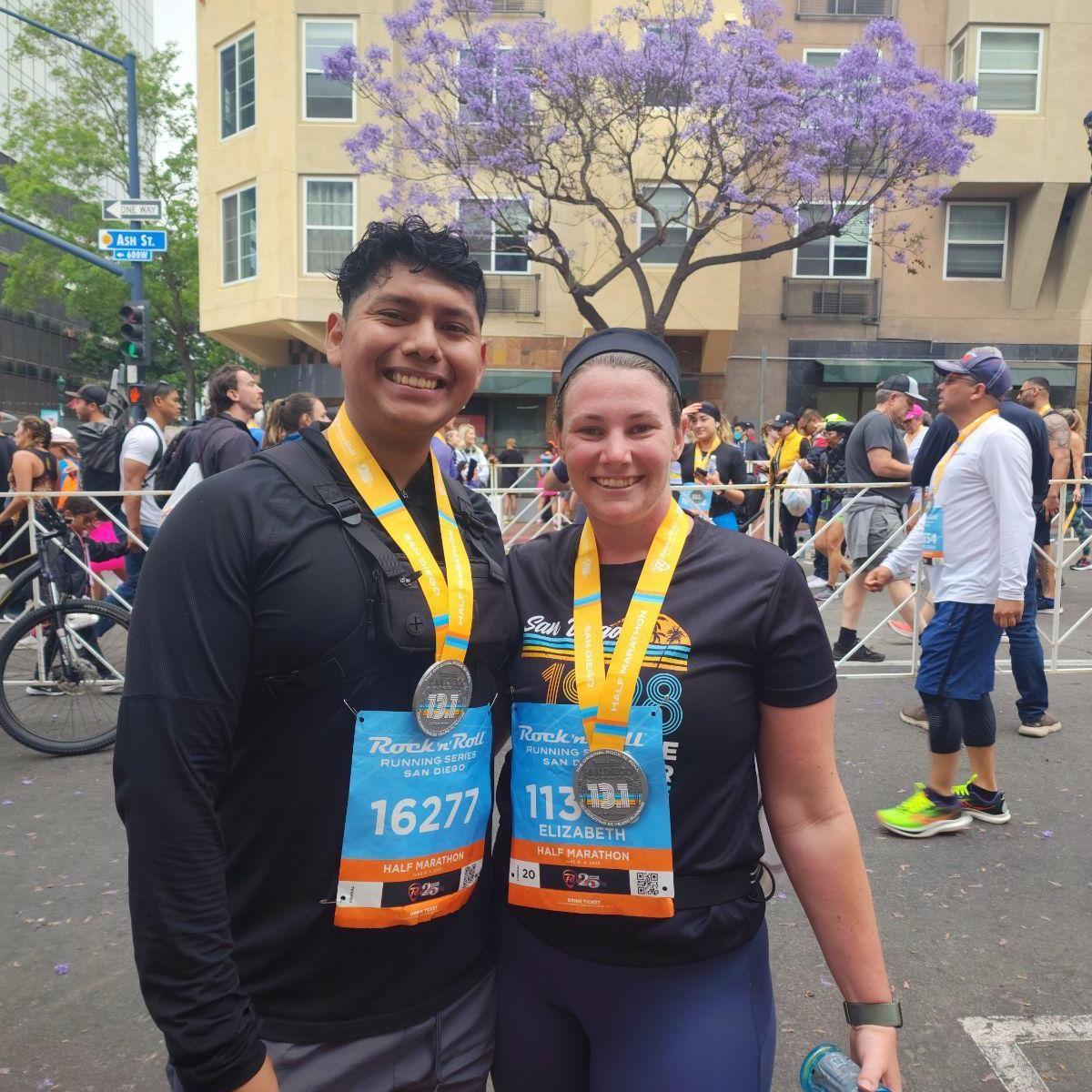 On June 2nd 2023 we accomplished a huge milestone by completing our first of many half marathon races in San Diego!