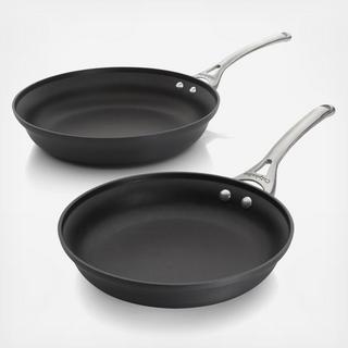 Contemporary Nonstick 2-Piece Fry Pan Set